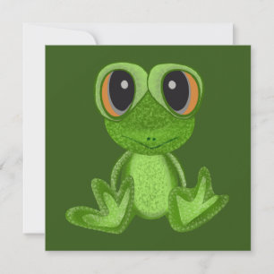 Cartes Pour Fêtes Annuelles Mon ami Green Frog