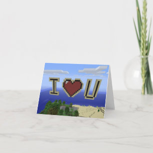 Cartes Pour Fêtes Annuelles Mon amour est aussi grand que le ciel.