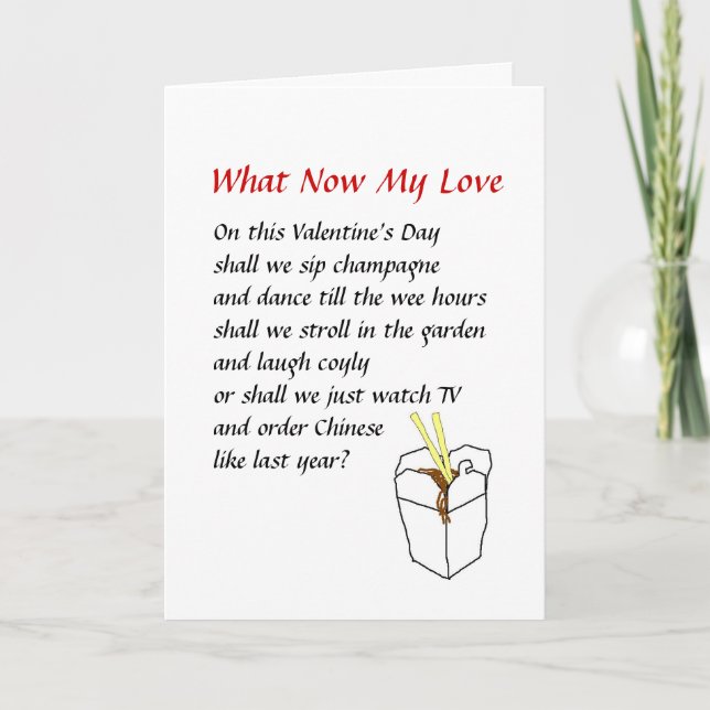 Cartes Pour Fêtes Annuelles Mon amour maintenant (Devant)