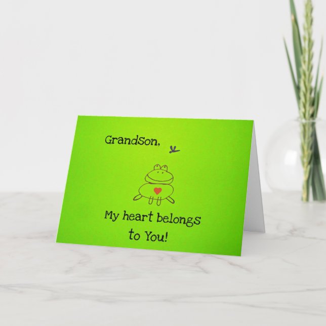 Cartes Pour Fêtes Annuelles Mon coeur vous appartient ! (Devant)