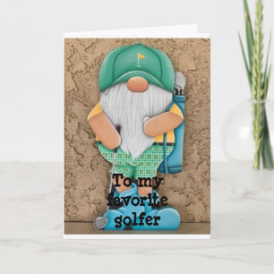CARTES POUR FÊTES ANNUELLES "MON GOLFER PRÉFÉRÉ" JOYEZ NOËL À VOUS !