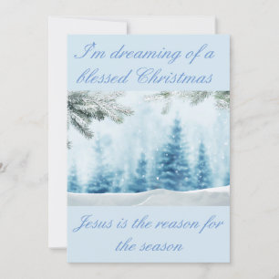 Cartes Pour Fêtes Annuelles Mon Jésus est la raison de la saison