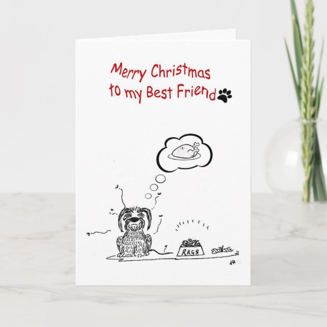 Cartes Pour Fêtes Annuelles Mon meilleur ami (Devant)