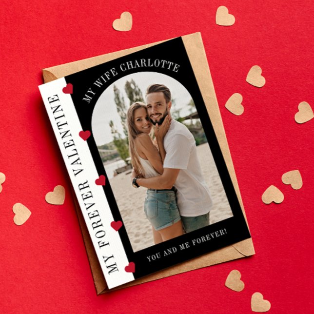 Cartes Pour Fêtes Annuelles Mon toujours Valentine moderne photo design (Créateur téléchargé)