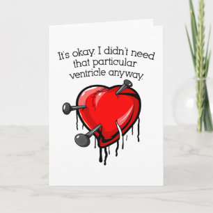 Cartes Pour Fêtes Annuelles Mon ventricule de coeur - Anti-Valentine