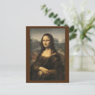 Cartes Pour Fêtes Annuelles Mona Lisa -Leonardo Da Vinci