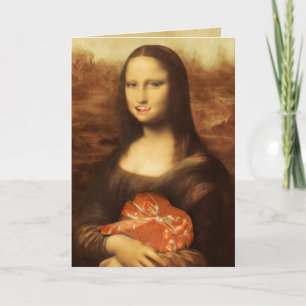 Cartes Pour Fêtes Annuelles Mona Lisa Saint Valentin