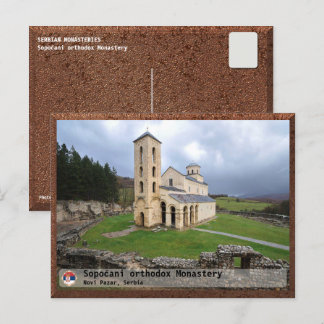 Cartes Pour Fêtes Annuelles MONASTÈRES SERBES - Monastère orthodoxe de Sopoćan