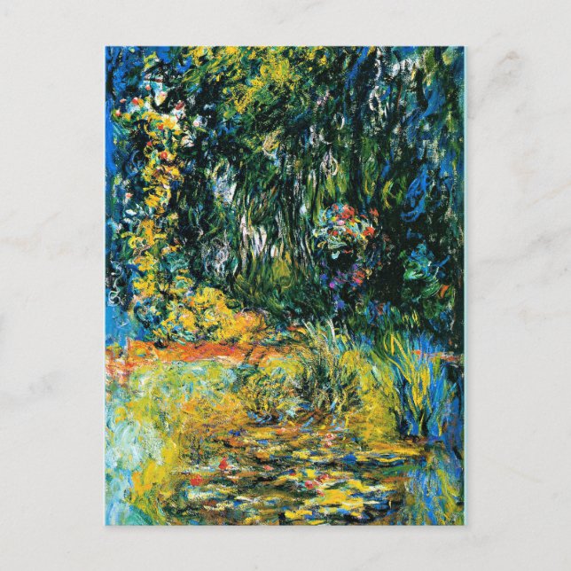 Cartes Pour Fêtes Annuelles Monet - Water Lily Pond, 1918, (Devant)