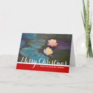 Cartes Pour Fêtes Annuelles Monet Water Lys Pond Nénuphars Peinture