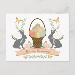 Cartes Pour Fêtes Annuelles Montage graphique Vintage moderne Pâques