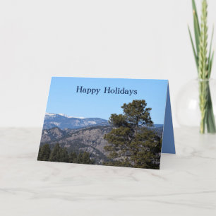 Cartes Pour Fêtes Annuelles Montagnes du Colorado