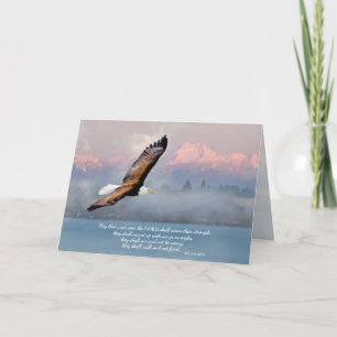 Cartes Pour Fêtes Annuelles Monter comme des aigles vider toutes les occasions