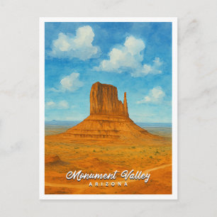 Cartes Pour Fêtes Annuelles Monument Valley AZ Desert View Aquarelle