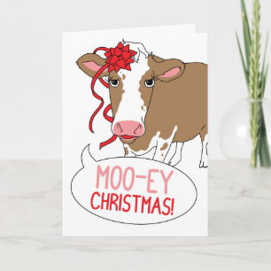 Cartes Pour Fêtes Annuelles Moo-ey Noël !