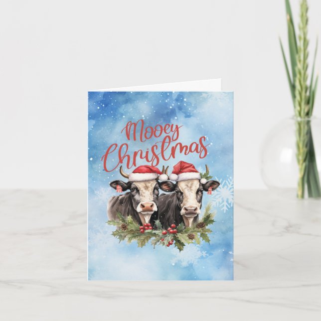 Cartes Pour Fêtes Annuelles Mooey Christmas (Devant)