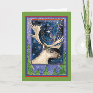 Cartes Pour Fêtes Annuelles Moose de Noël