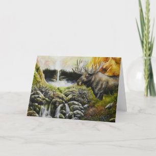 Cartes Pour Fêtes Annuelles Moose~ Un tableau sur des produits personnalisable
