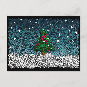 Cartes Pour Fêtes Annuelles Mosaïque de Noël