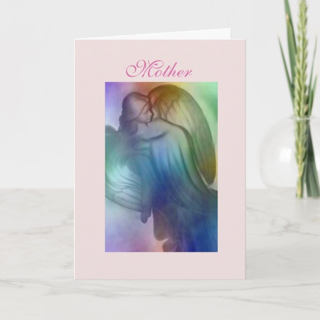 Cartes Pour Fêtes Annuelles Mother Angel - Par Florilla (Devant)