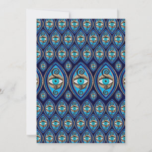 Cartes Pour Fêtes Annuelles Motif Amulet Evil Eye