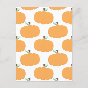 Cartes Pour Fêtes Annuelles Motif citrouille