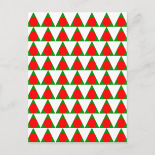 Cartes Pour Fêtes Annuelles Motif d'arbre de Noël moderne