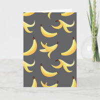 Motif de banane jaune rétro drôle éditable pour fê