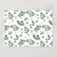 Motif de feuillage de l'arbre en argent Eucalyptus