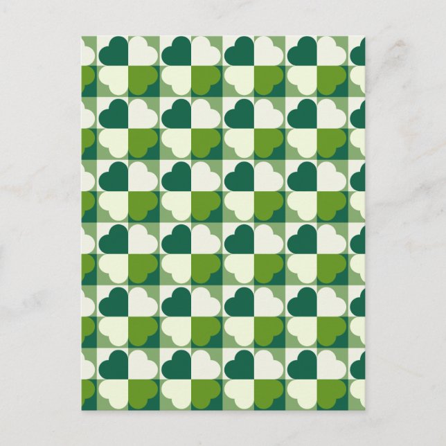 Cartes Pour Fêtes Annuelles Motif de la Saint-Patrick (Devant)