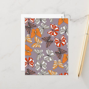Cartes Pour Fêtes Annuelles Motif de papillons