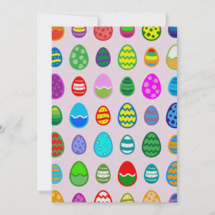 Cartes Pour Fêtes Annuelles Motif de Pâques coloré et beau œuf