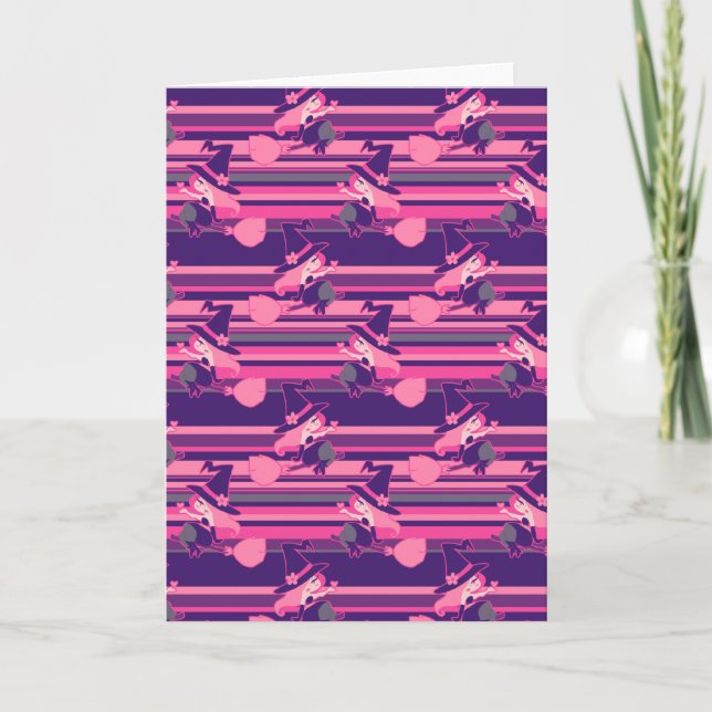 Cartes Pour Fêtes Annuelles Motif de sorcière de la Saint-Valentin (Devant)