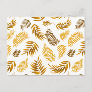 Cartes Pour Fêtes Annuelles Motif Feuille tropical 22