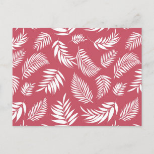 Cartes Pour Fêtes Annuelles Motif Feuille tropical 8