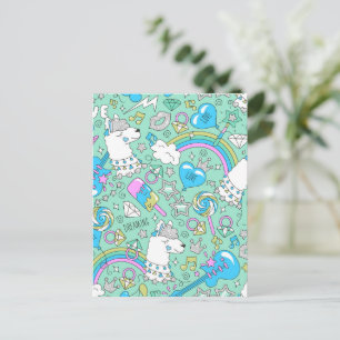 Cartes Pour Fêtes Annuelles motif lama 2