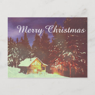 Cartes Pour Fêtes Annuelles Motif pour l'hiver merveilleux de Noël