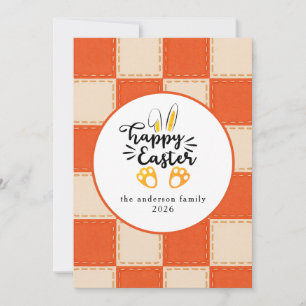 Cartes Pour Fêtes Annuelles Motifs de lapin modernes élégants Photo de Pâques