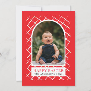 Cartes Pour Fêtes Annuelles Motifs Modernes Élégants Joyeuses Pâques Photo
