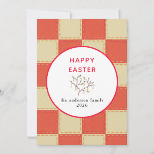 Cartes Pour Fêtes Annuelles Motifs modernes élégants Photo de Pâques joyeuses