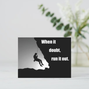 Cartes Pour Fêtes Annuelles Motivational escalade escalade en disant