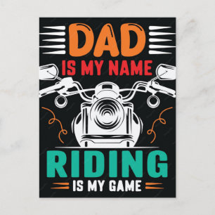 Cartes Pour Fêtes Annuelles Moto personnalisée unique pour les motards