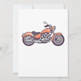 Cartes Pour Fêtes Annuelles Moto vintage Retro Moto Vélo Vélo Cadeau
