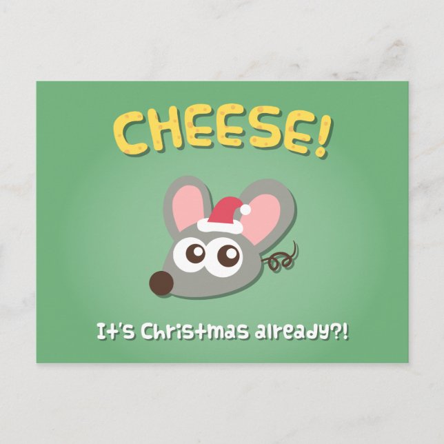 Cartes Pour Fêtes Annuelles Mouse Cheese Its (Devant)