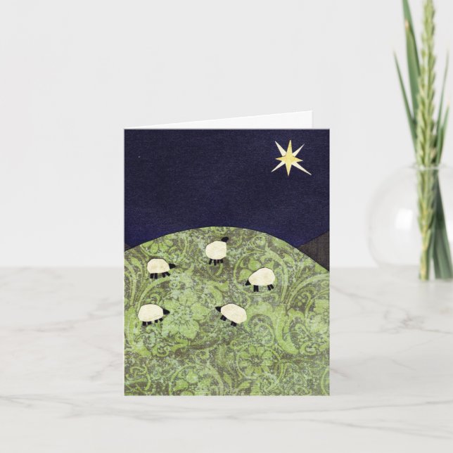 Cartes Pour Fêtes Annuelles Moutons de Noël (Devant)