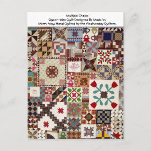 Cartes Pour Fêtes Annuelles Multiple Choice Quilt