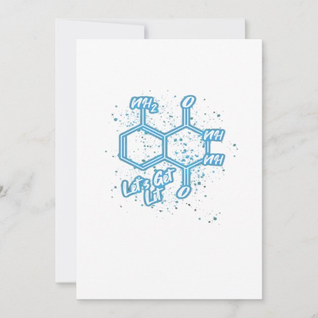 Cartes Pour Fêtes Annuelles Murderino Crime Luminol Lover Luminol Obtenons Lit (Devant)