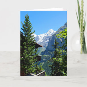 Cartes Pour Fêtes Annuelles Murren en Suisse