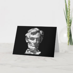 Cartes Pour Fêtes Annuelles MUSEUM Artist Series JGibney Lincoln 2002 B&W