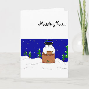 Cartes Pour Fêtes Annuelles Musical Snowman